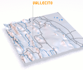 3d view of Vallecito