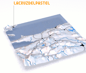 3d view of La Cruz del Pastel