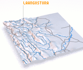 3d view of La Angostura