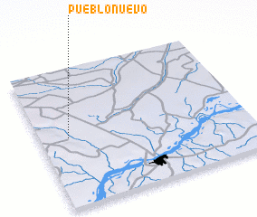 3d view of Pueblo Nuevo