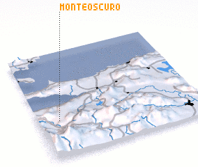 3d view of Monte Oscuro