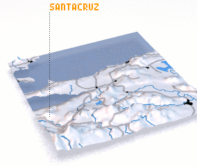 3d view of Santa Cruz