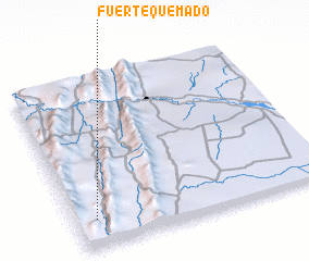 3d view of Fuerte Quemado