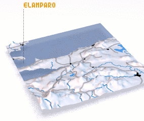 3d view of El Amparo