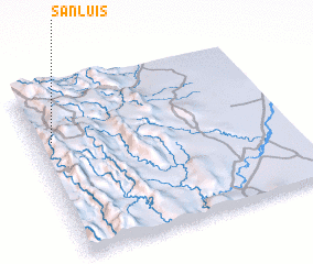 3d view of San Luis