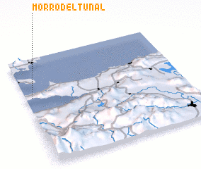 3d view of Morro del Tunal