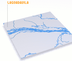 3d view of Lagoa da Vila