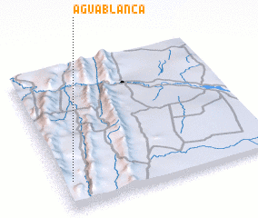 3d view of Agua Blanca