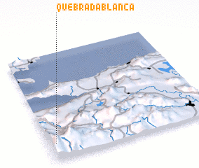 3d view of Quebrada Blanca