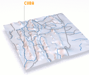 3d view of Cuba