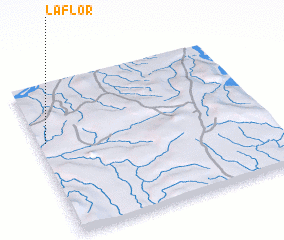 3d view of La Flor