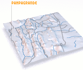 3d view of Pampa Grande