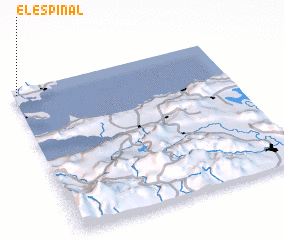 3d view of El Espinal