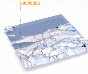 3d view of Los Pozos