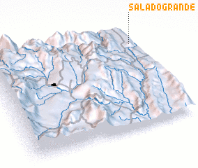 3d view of Salado Grande