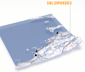 3d view of Salsipuedes