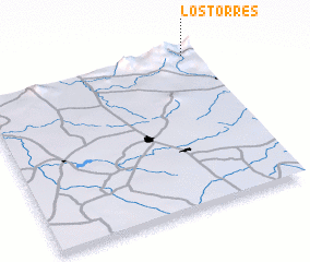 3d view of Los Torres