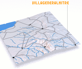 3d view of Villa General Mitre