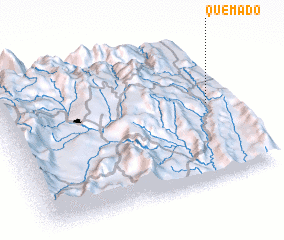 3d view of Quemado