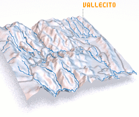 3d view of Vallecito