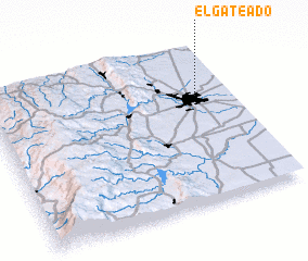 3d view of El Gateado