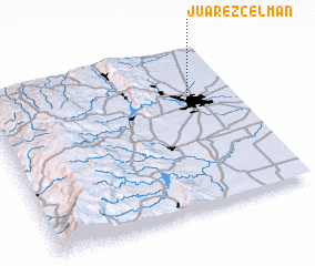 3d view of Juárez Celman