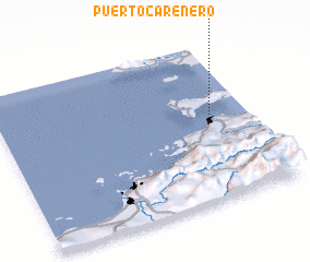 3d view of Puerto Carenero