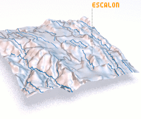 3d view of Escalon