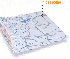 3d view of Río Tercero