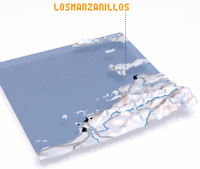 3d view of Los Manzanillos