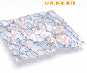 3d view of La Piedra Santa