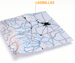 3d view of Los Molles