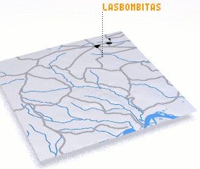 3d view of Las Bombitas