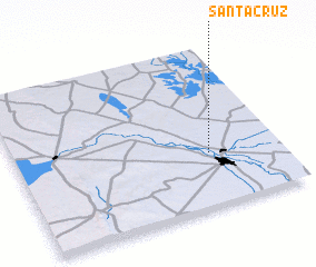 3d view of Santa Cruz