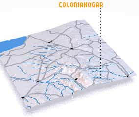 3d view of Colonia Hogar