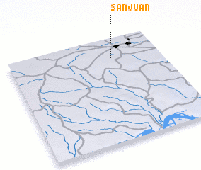 3d view of San Juan