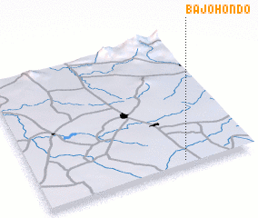 3d view of Bajo Hondo