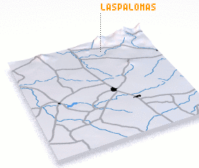 3d view of Las Palomas