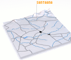 3d view of Santa Ana