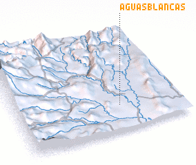 3d view of Aguas Blancas