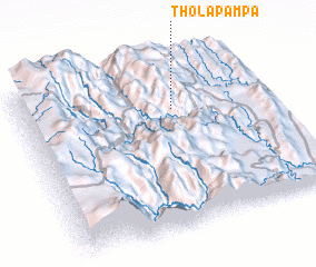 3d view of Thola Pampa