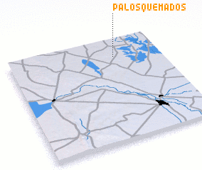 3d view of Palos Quemados