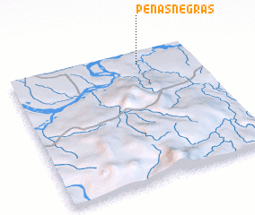 3d view of Peñas Negras