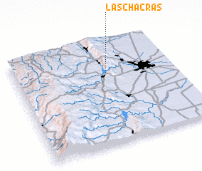 3d view of Las Chacras