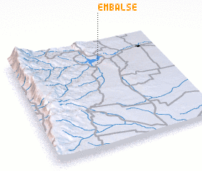 3d view of Embalse