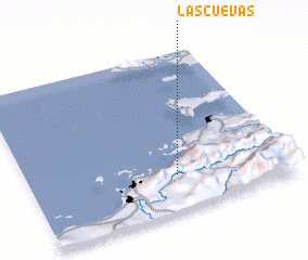 3d view of Las Cuevas