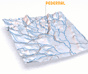 3d view of Pedernal