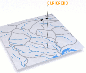 3d view of El Picacho