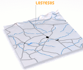 3d view of Los Yesos