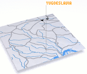 3d view of Yugoeslavia